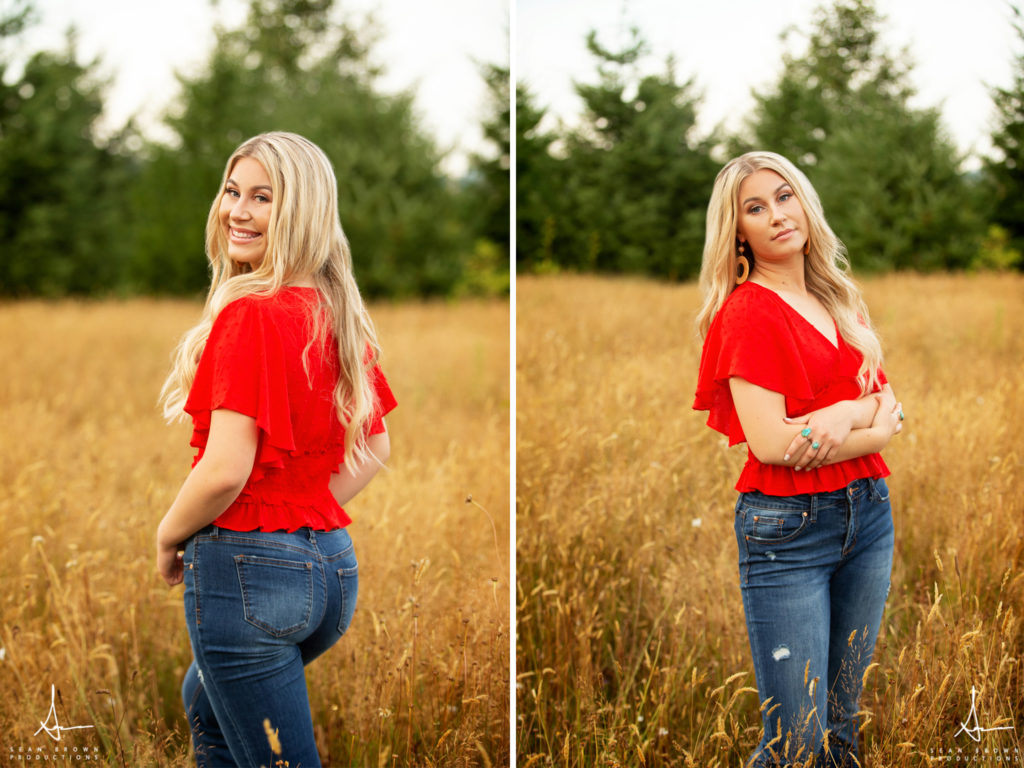 Senior photos in Vancouver Washington and Portland Oregon in summer