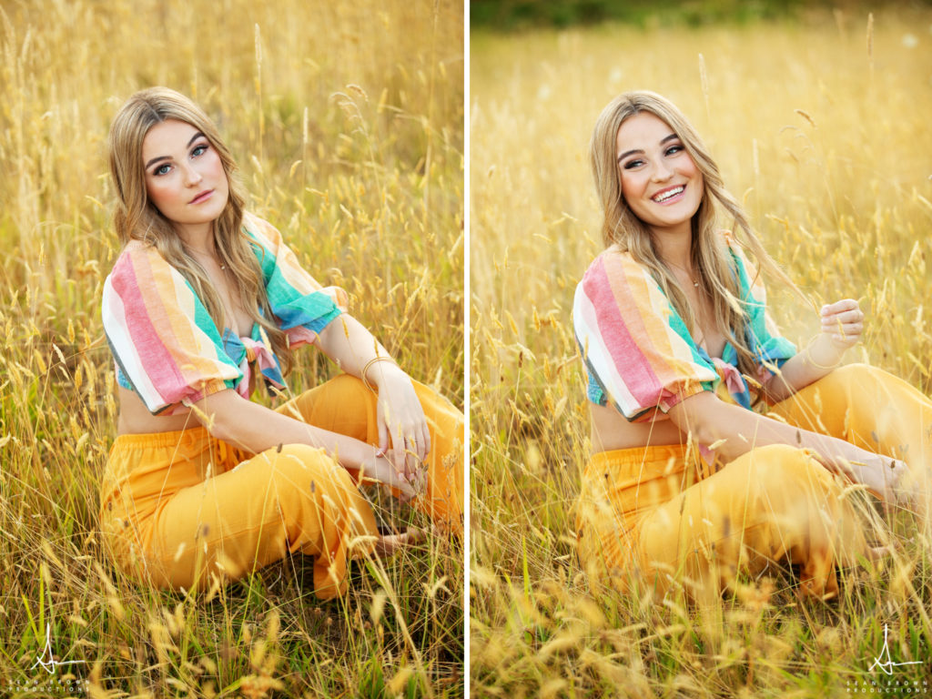 Senior photos in Vancouver Washington and Portland Oregon in summer