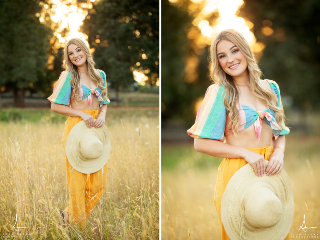 Senior photos in Vancouver Washington and Portland Oregon in summer