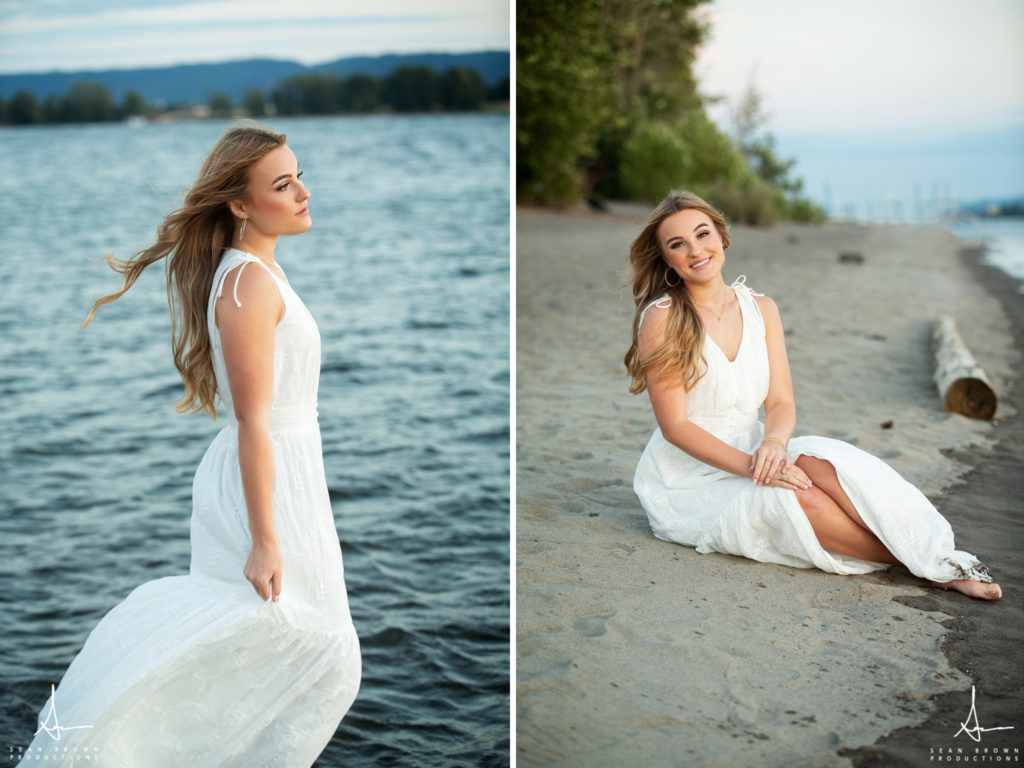 Senior photos in Vancouver Washington and Portland Oregon in summer