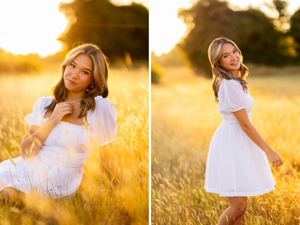 Senior photos in Vancouver Washington and Portland Oregon in summer