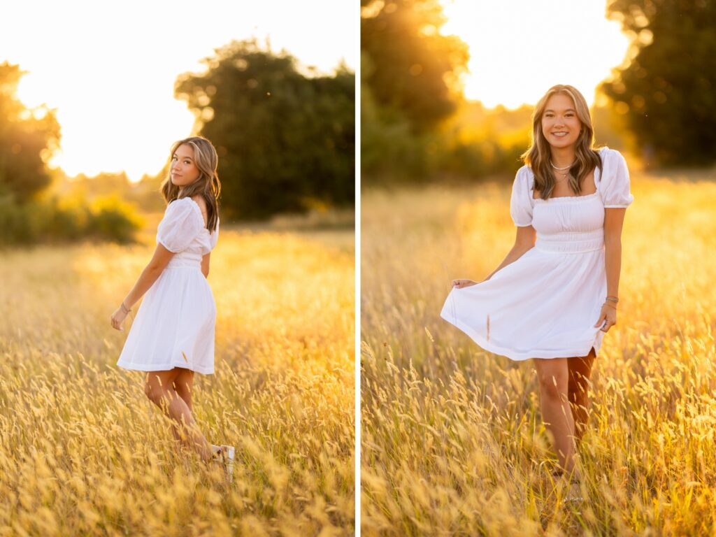 Senior photos in Vancouver Washington and Portland Oregon in summer