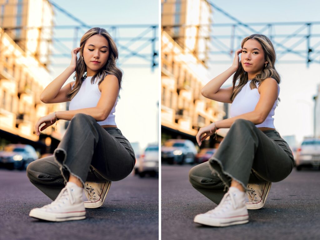 Senior photos in Vancouver Washington and Portland Oregon in summer
