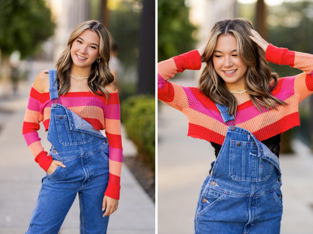 Senior photos in Vancouver Washington and Portland Oregon in summer