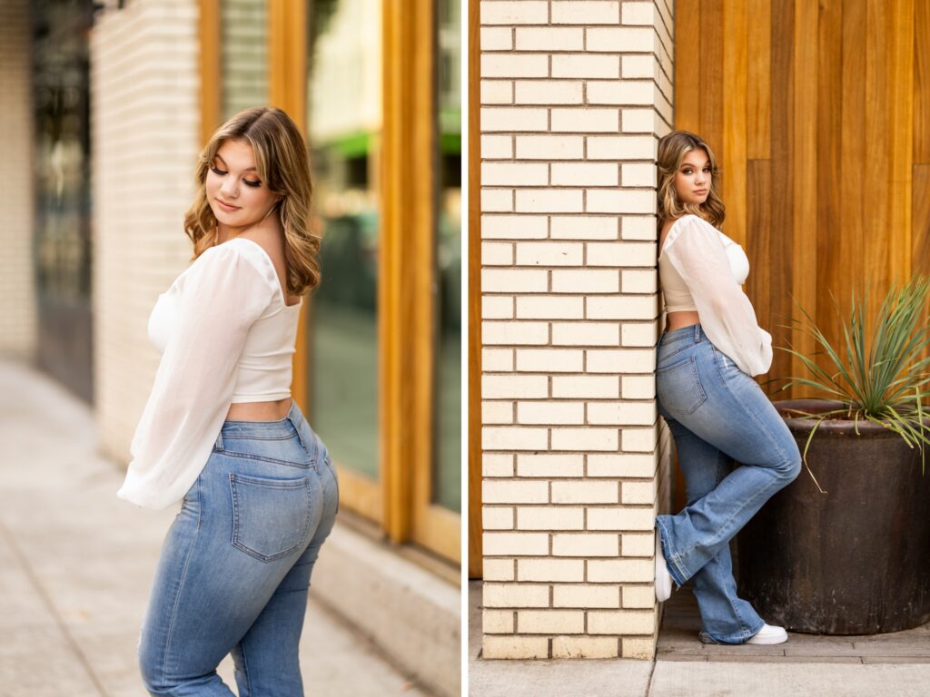Senior photos in Vancouver Washington and Portland Oregon in summer
