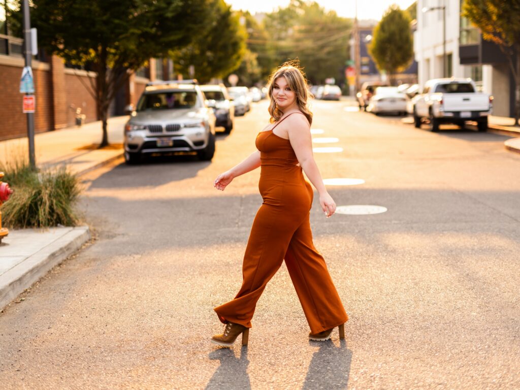 Senior photos in Vancouver Washington and Portland Oregon in summer