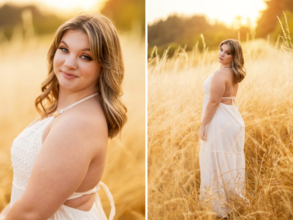 Senior photos in Vancouver Washington and Portland Oregon in summer