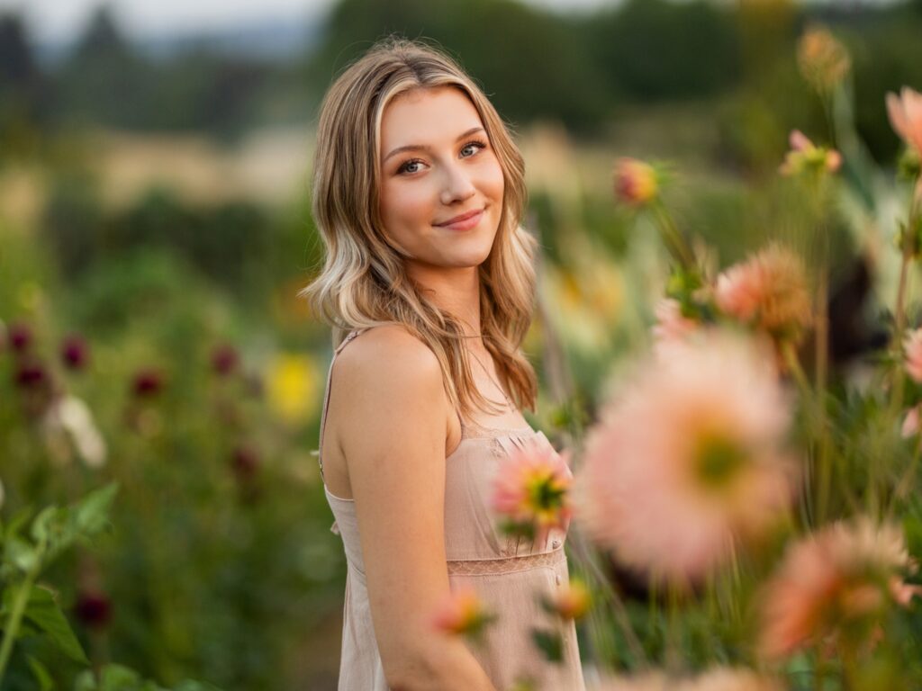 Senior photos in Vancouver Washington and Portland Oregon in summer
