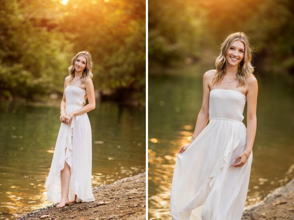 Senior photos in Vancouver Washington and Portland Oregon in summer