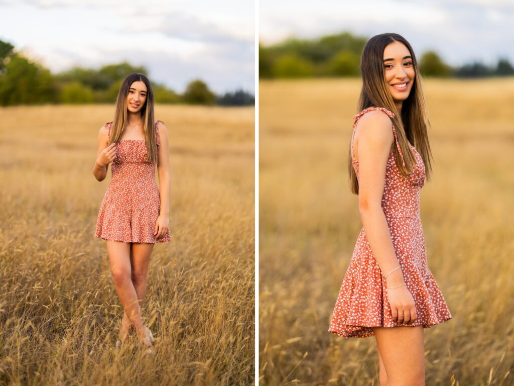 Senior photos in Vancouver Washington and Portland Oregon in summer