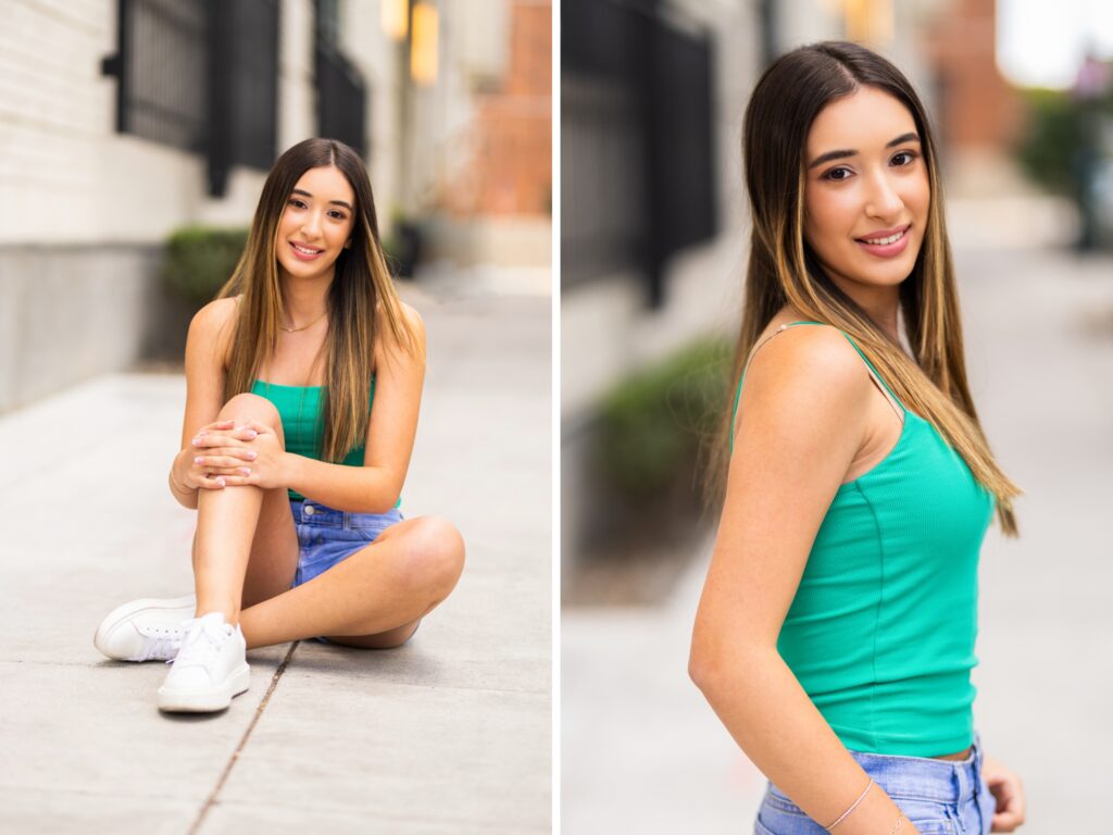 Senior photos in Vancouver Washington and Portland Oregon in summer