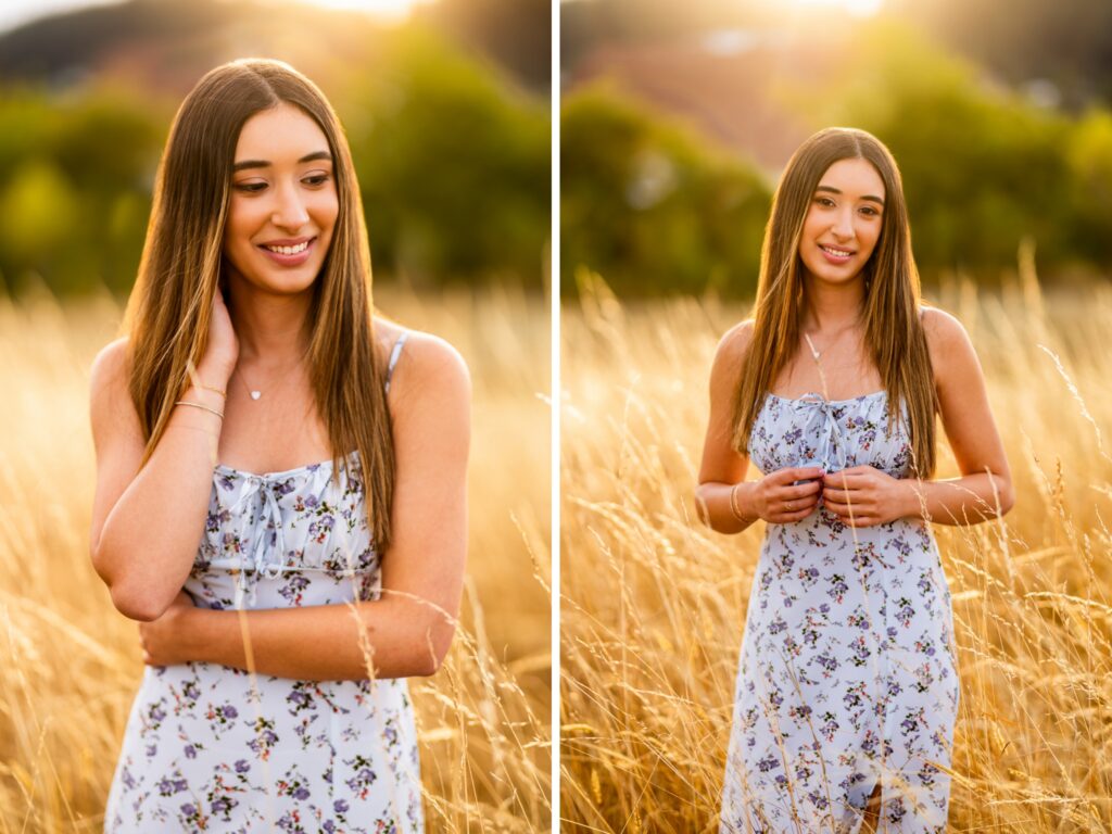 Senior photos in Vancouver Washington and Portland Oregon in summer