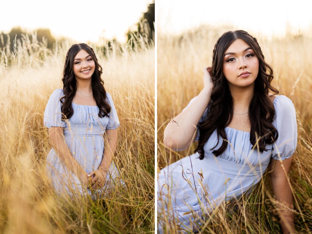 Senior photos in Vancouver Washington and Portland Oregon in summer