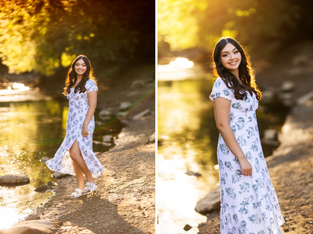 Senior photos in Vancouver Washington and Portland Oregon in summer