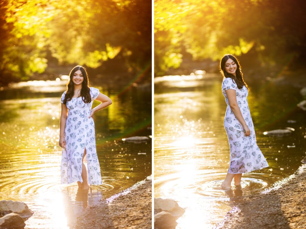 Senior photos in Vancouver Washington and Portland Oregon in summer