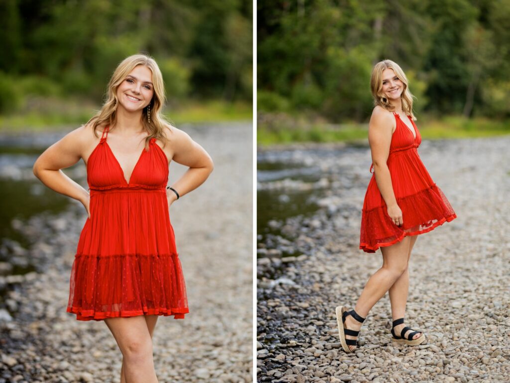 Senior photos in Vancouver Washington and Portland Oregon in summer