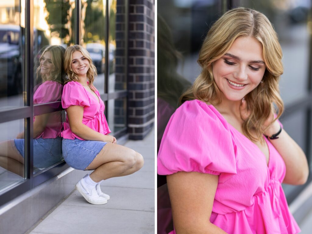 Senior photos in Vancouver Washington and Portland Oregon in summer