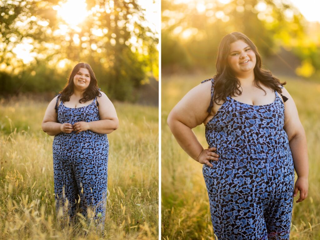 Senior photos in Vancouver Washington and Portland Oregon in summer