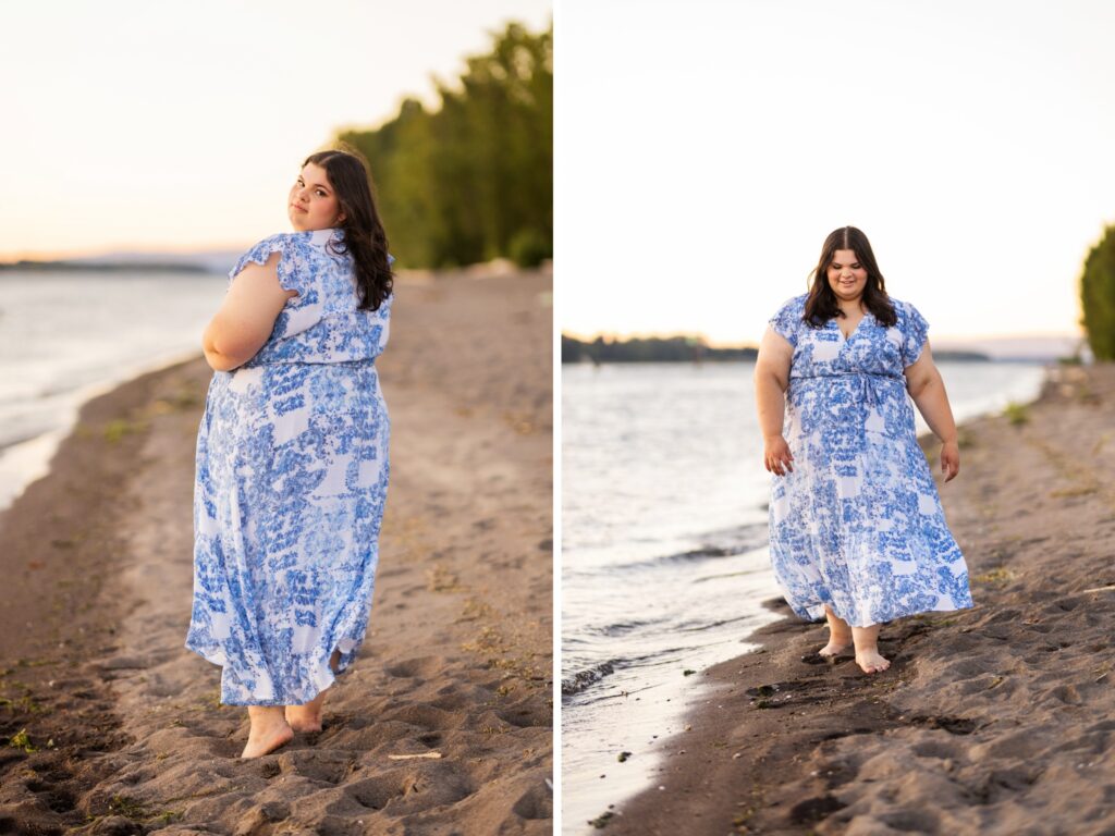 Senior photos in Vancouver Washington and Portland Oregon in summer