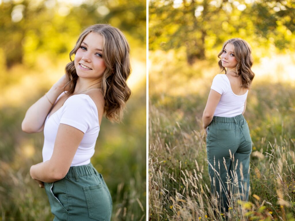 Senior photos in Vancouver Washington and Portland Oregon in summer