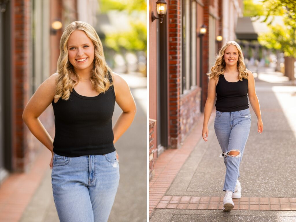 Senior photos in Vancouver Washington and Portland Oregon in summer