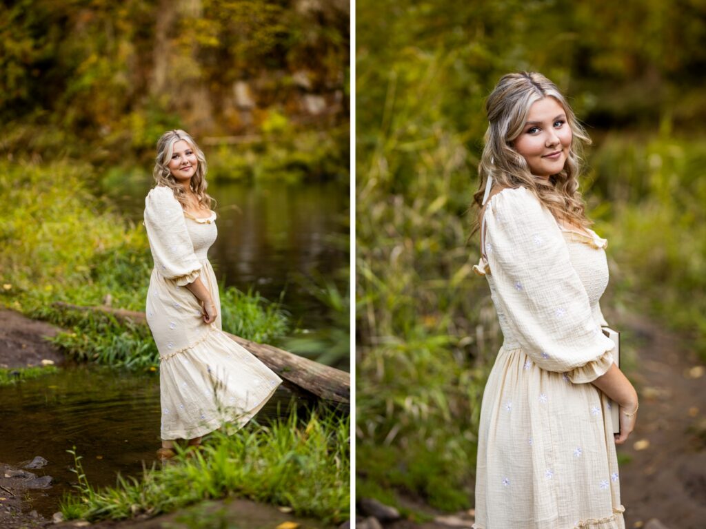 Senior photos in Vancouver Washington and Portland Oregon in the fall