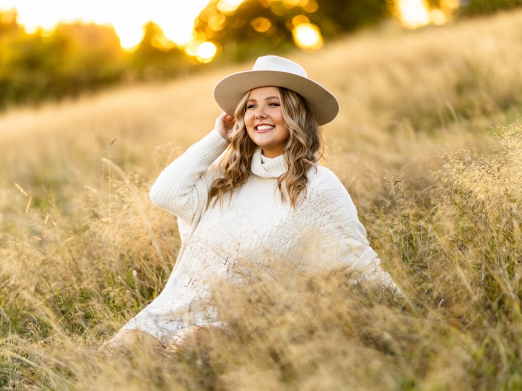 Senior photos in Vancouver Washington and Portland Oregon in the fall