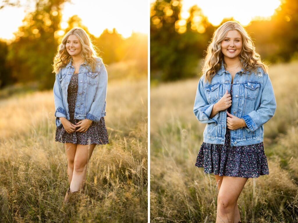 Senior photos in Vancouver Washington and Portland Oregon in the fall
