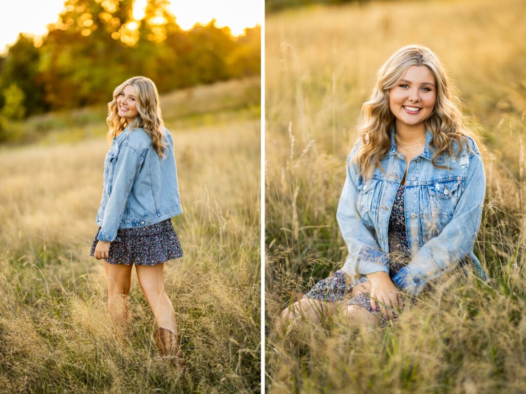 Senior photos in Vancouver Washington and Portland Oregon in the fall