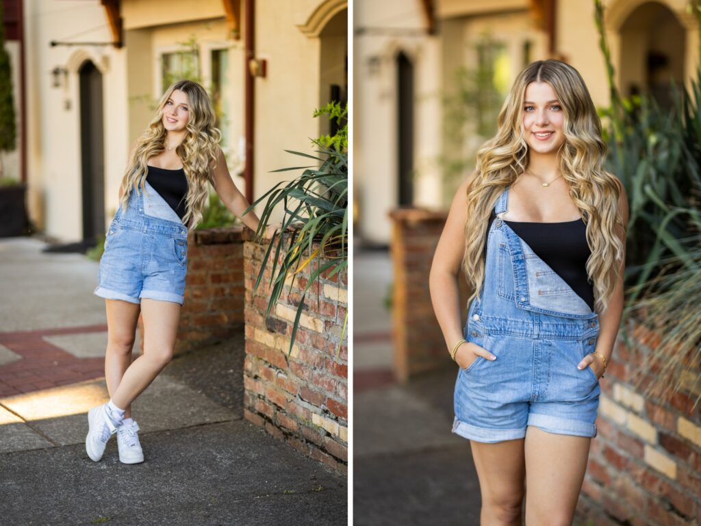 Senior photos in Vancouver Washington and Portland Oregon in the summer