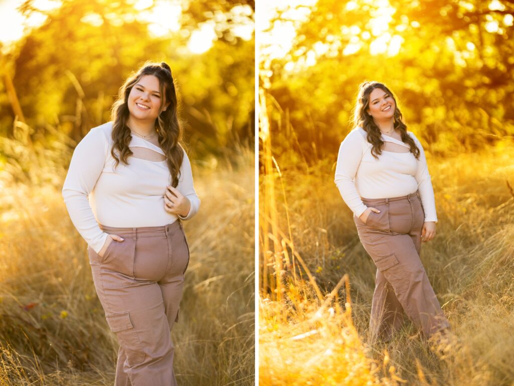 Senior photos in Vancouver Washington and Portland Oregon in summer
