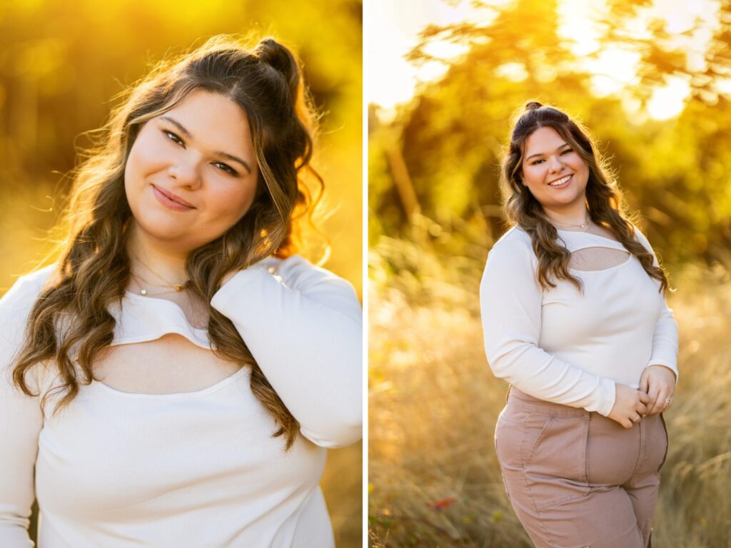Senior photos in Vancouver Washington and Portland Oregon in summer