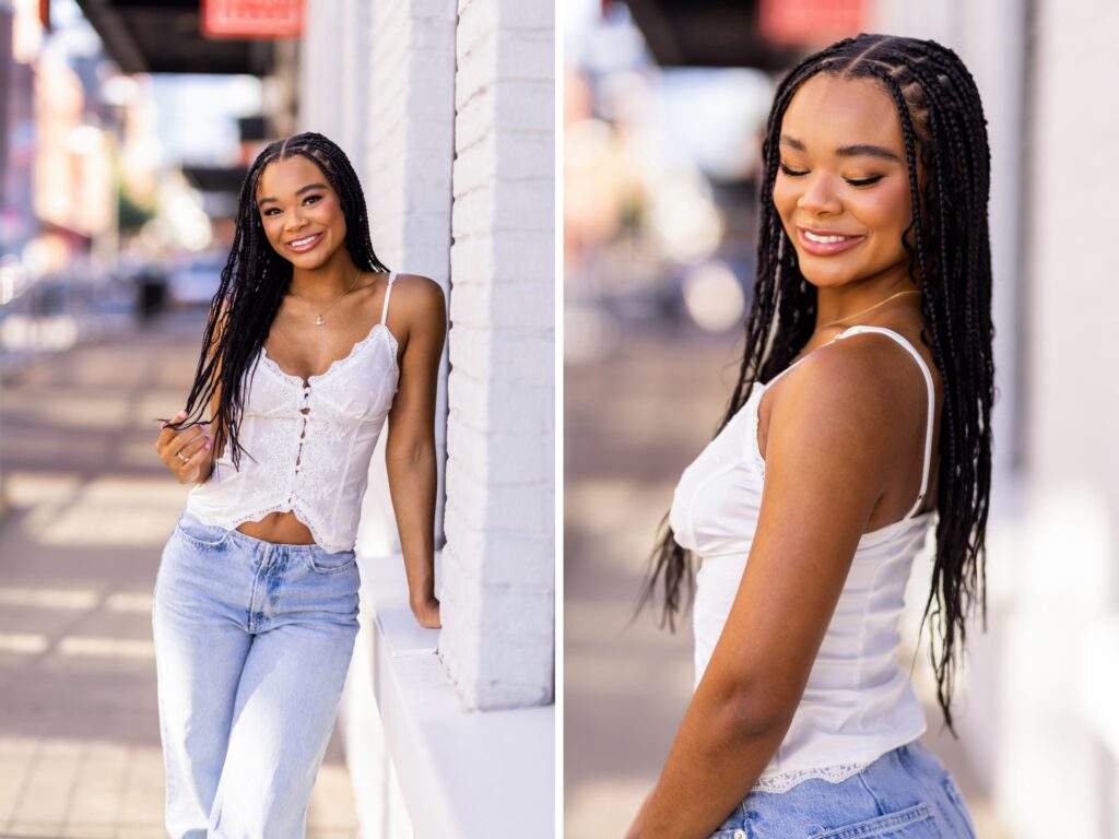 Senior photos in Vancouver Washington and Portland Oregon in summer