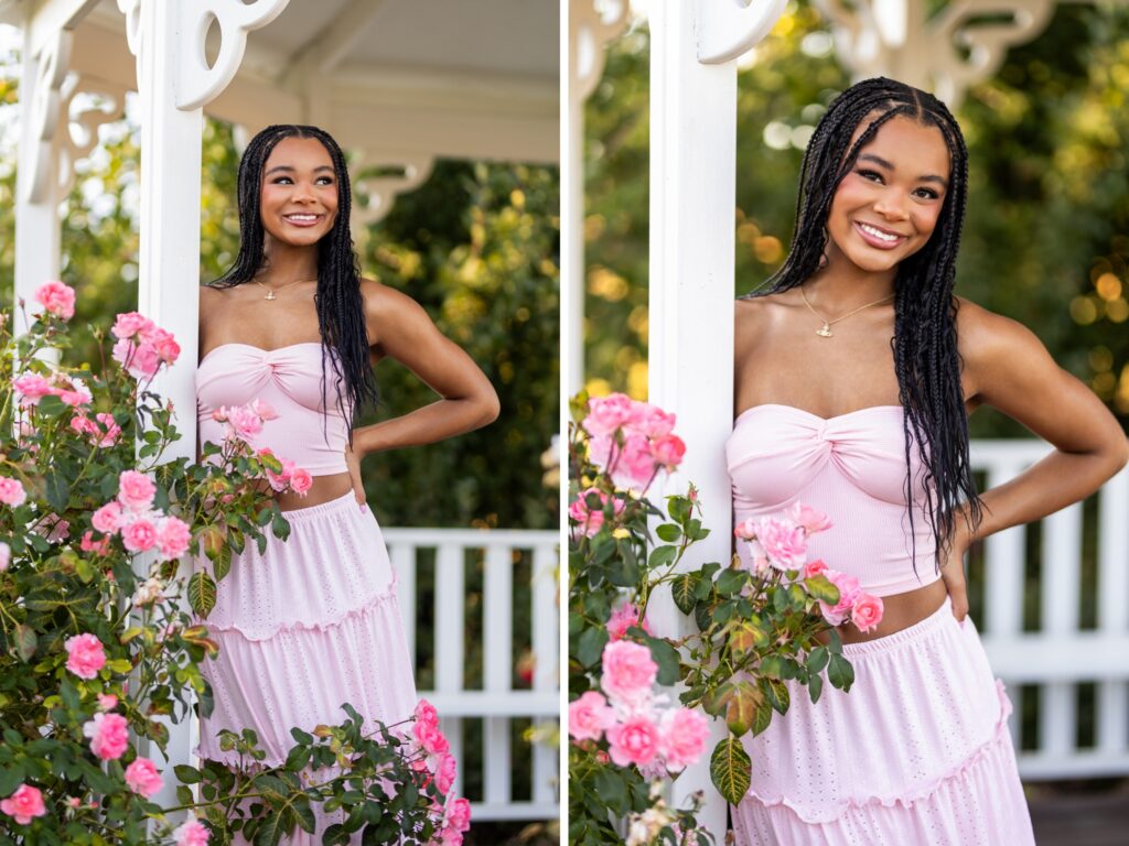 Senior photos in Vancouver Washington and Portland Oregon in summer