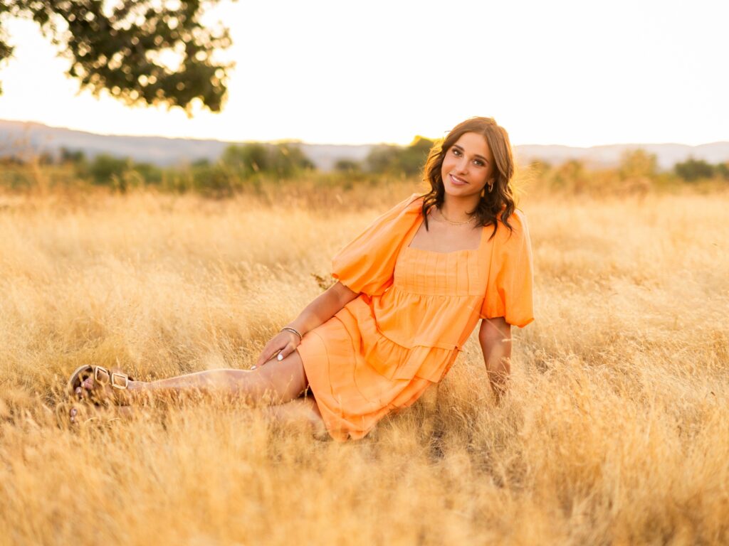 Senior photos in Vancouver Washington and Portland Oregon in summer