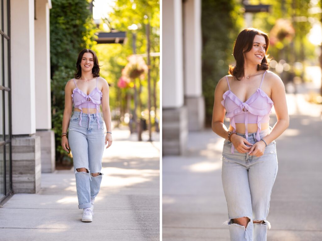 Senior photos in Vancouver Washington and Portland Oregon in summer