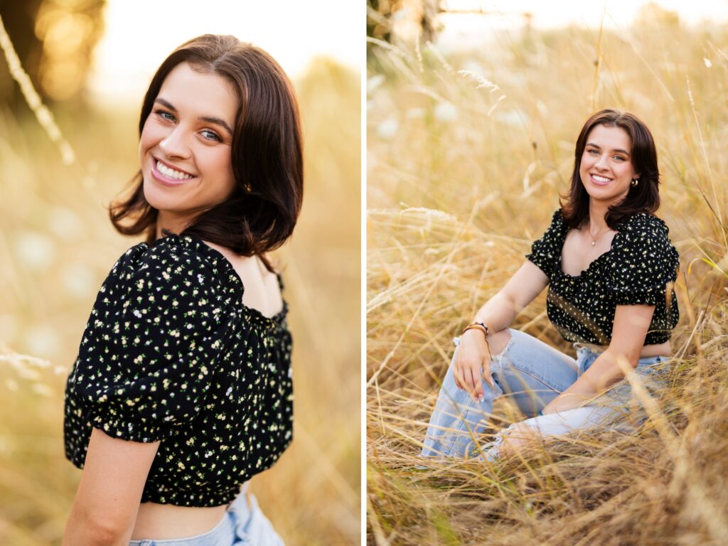 Senior photos in Vancouver Washington and Portland Oregon in summer