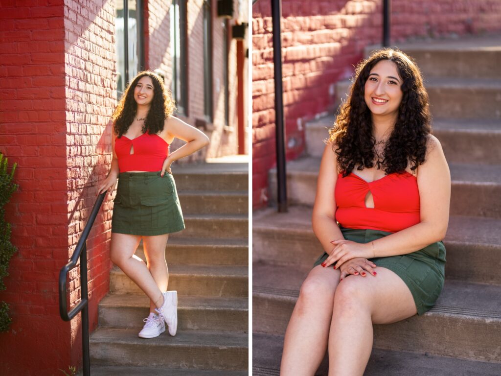 Senior photos in Vancouver Washington and Portland Oregon in summer