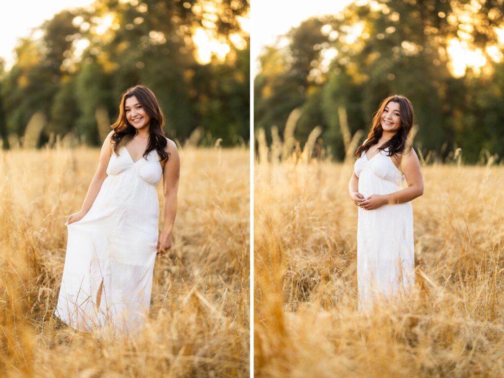Senior photos in Vancouver Washington and Portland Oregon in summer