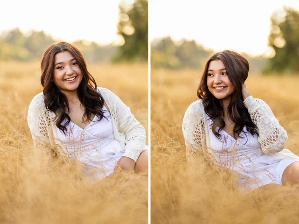Senior photos in Vancouver Washington and Portland Oregon in summer