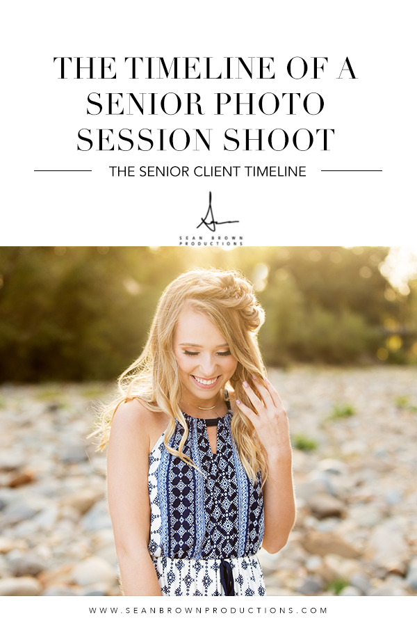 The Timeline of a Senior Photography Shoot Education Sean Brown Productions