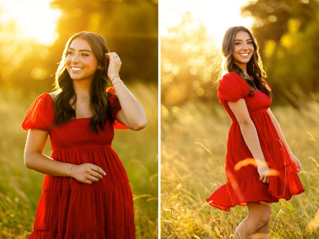 Senior photos in Vancouver Washington and Portland Oregon in the summer in a nature environment